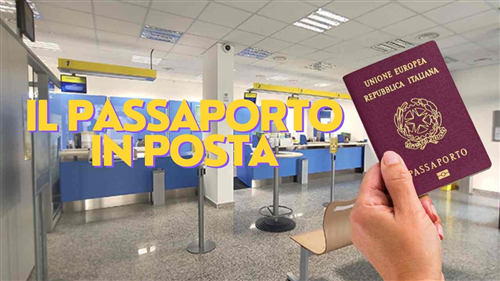 Rilascio PASSAPORTO presso ufficio postale di Bergolo